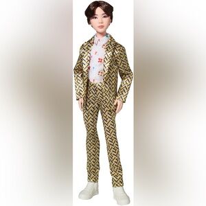BTS Suga Idol Fashion Doll Mattel New In Box, Gold Suit, 11” GKC92, K-pop 2019